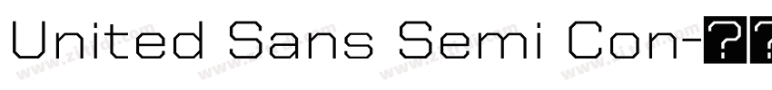 United Sans Semi Con字体转换